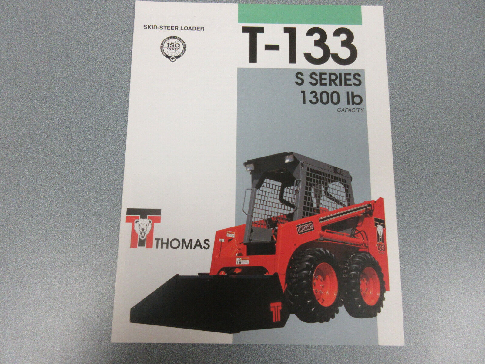 Thomas T-133 Skid Steer Loader Brochure 4 pages