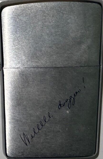 Rare Buddy Ebsen Owned Vintage 1960s Zippo Collectible Inscribed “Well Doggies”