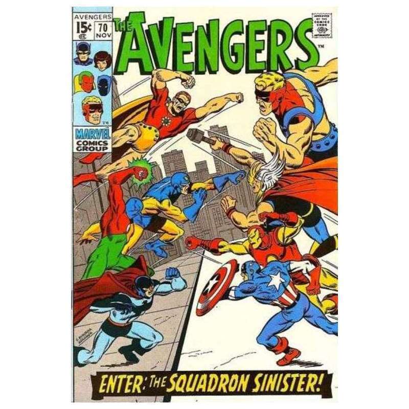 Avengers (1963 series) #70 in Very Fine minus condition. Marvel comics [o\