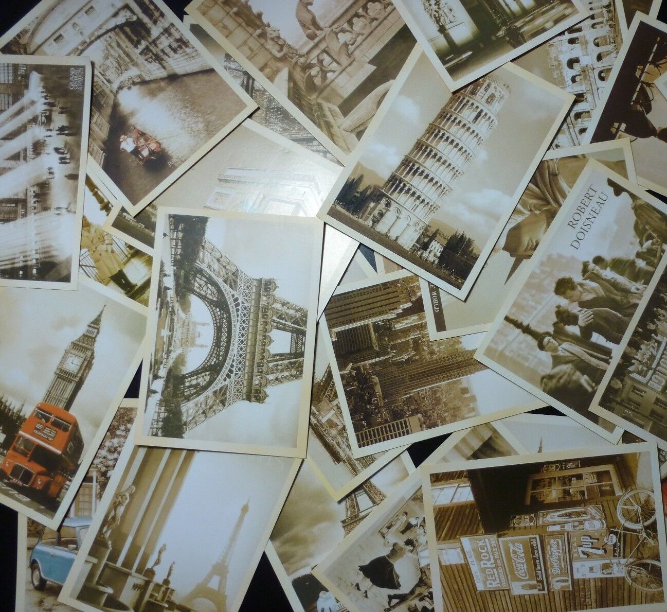 Lot of 32 Old Memories Forever Western Architecture Buildings Vintage Postcards