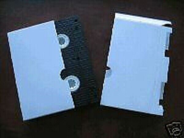 200 VHS Video Tape Cardboard Sleeve, White JS85