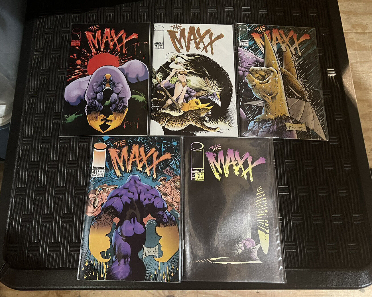 The Maxx Comic Book Lot Of 5 Image Comics 1994 amazing Condition - Sleeved