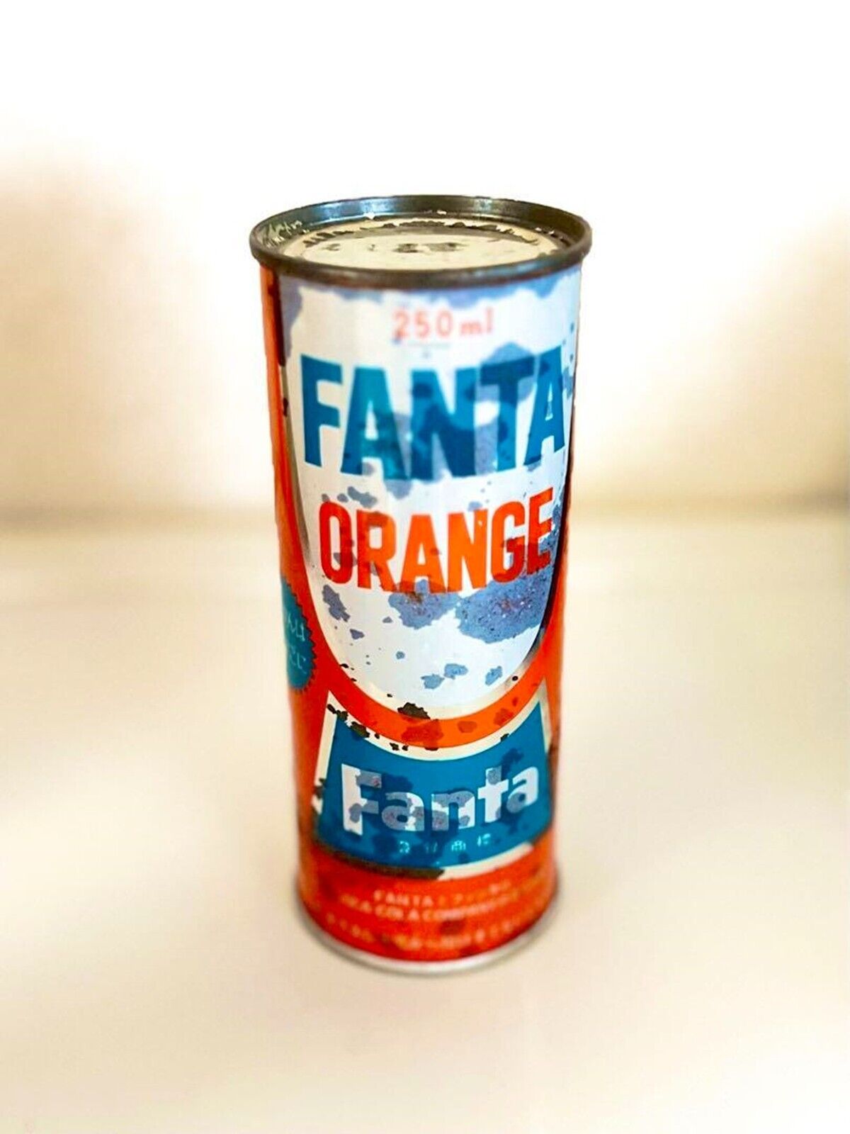 Fanta Orange 250ml Empty Can Vintage Showa Retro