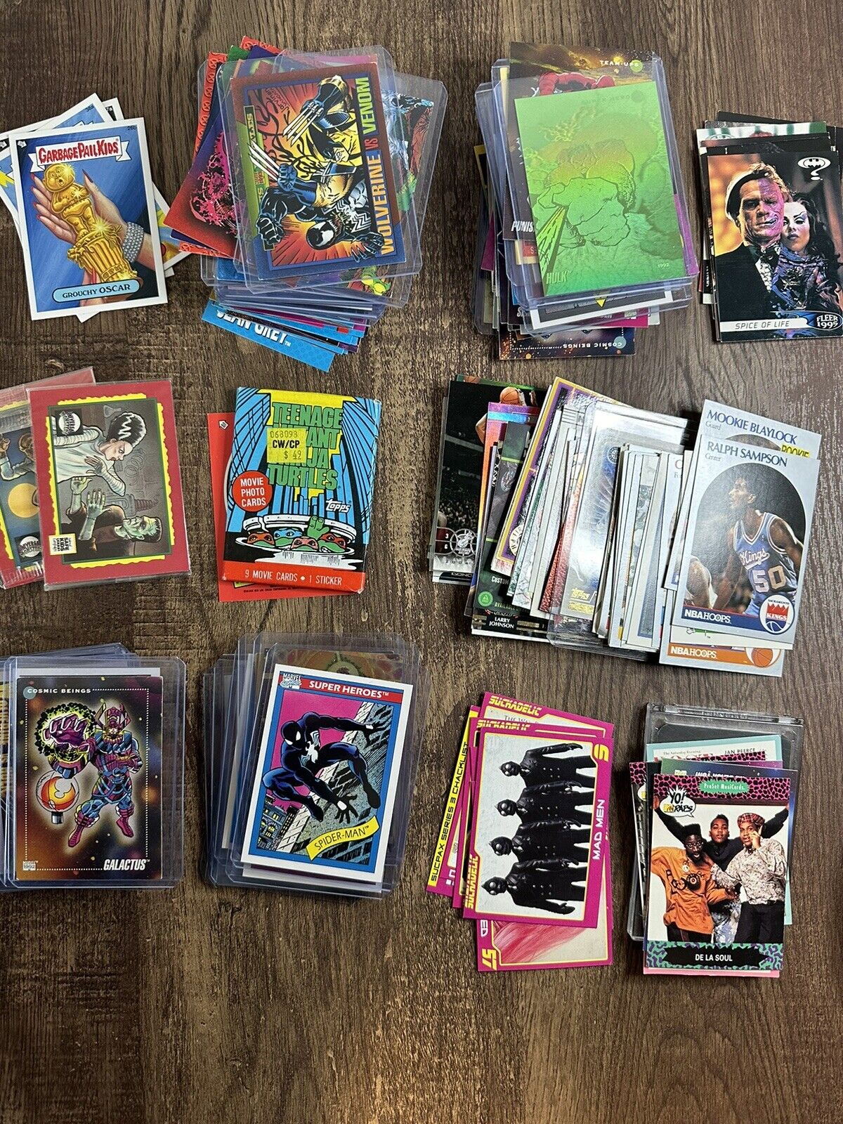 HUGE LOT OF MARVEL DC TRADING CARDS 1990s - 120+ Card Lot