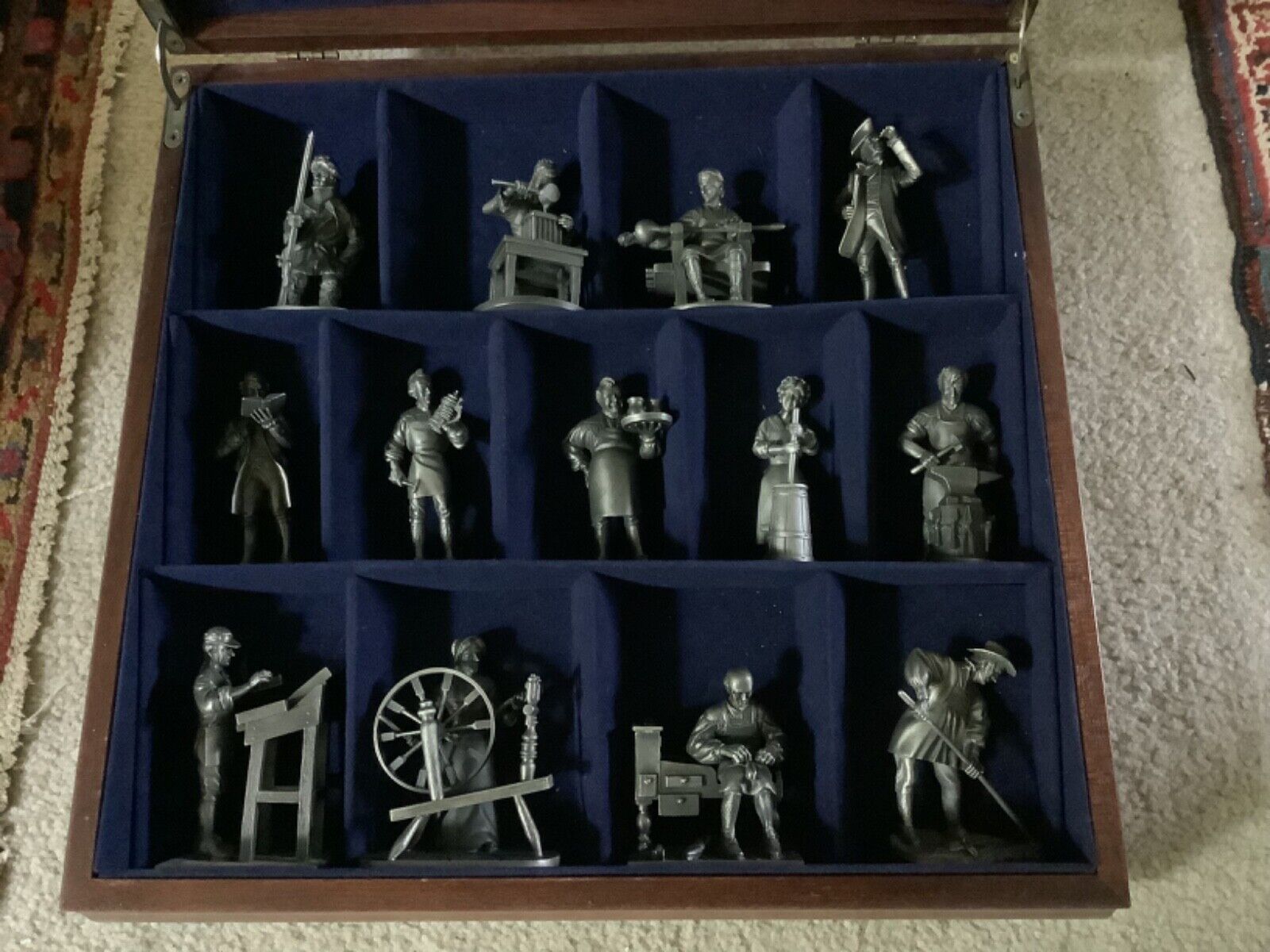 13 Colonists Franklin Mint People Of Colonial America