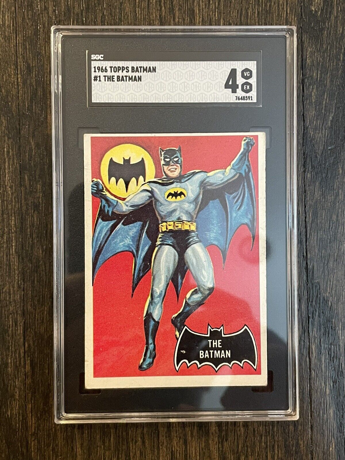1966 Topps Batman The Batman #1 Rookie SGC 4