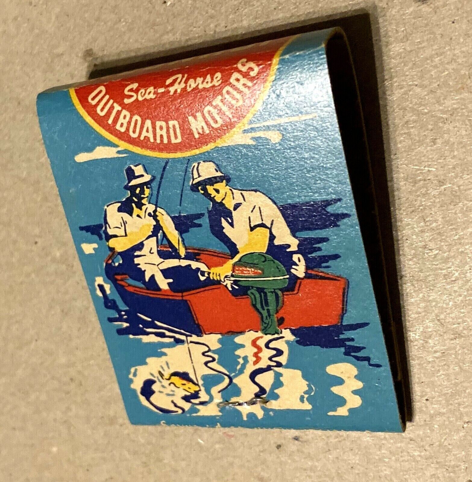 Vintage 1950’s NOS Johnson Sea-horse Outboard Motors Match Book Matches Ad