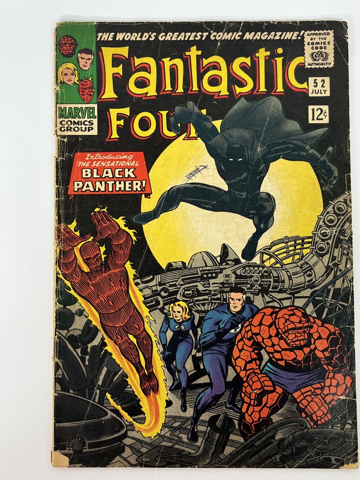 Fantastic Four #52 (1966) 1st app. of Black Panther in 2.0 Good