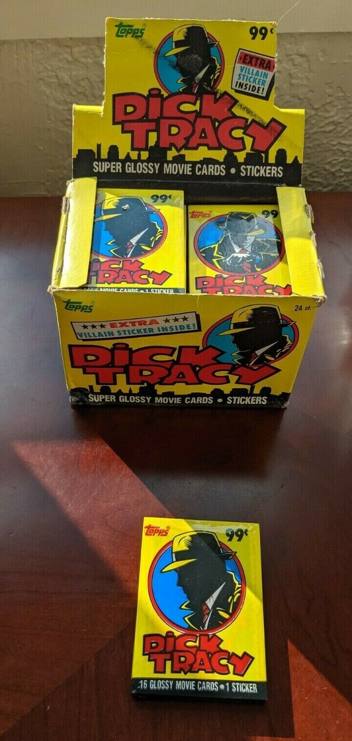 Topps DICK TRACY Wax Pack Movie Cards - Non-Sport Collectable Trading Card Pack