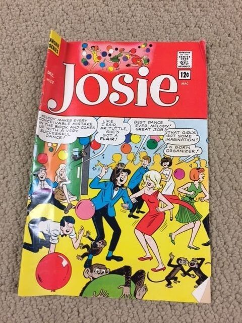 JOSIE #17 (DEC. 1965) PRE-PUSSYCATS ARCHIE COMICS SILVER-AGE 1965 ORIGINAL P13