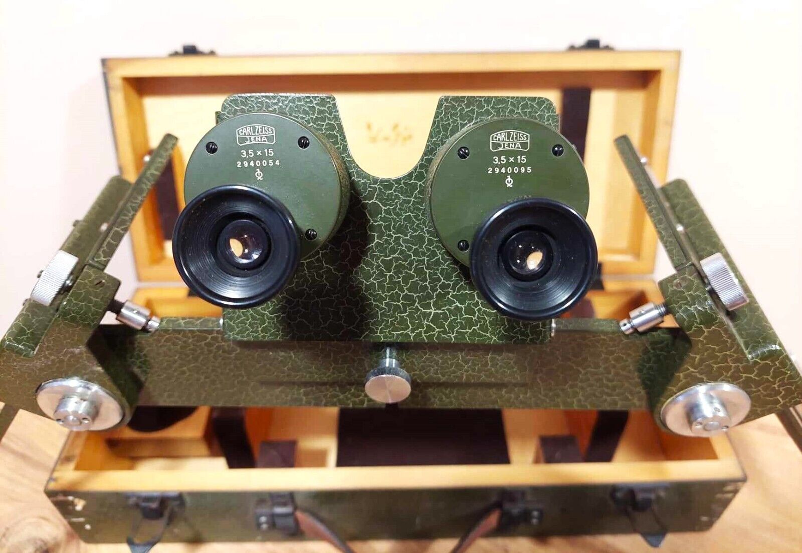 Military optics Carl Zeiss Jena mirror stereoscope