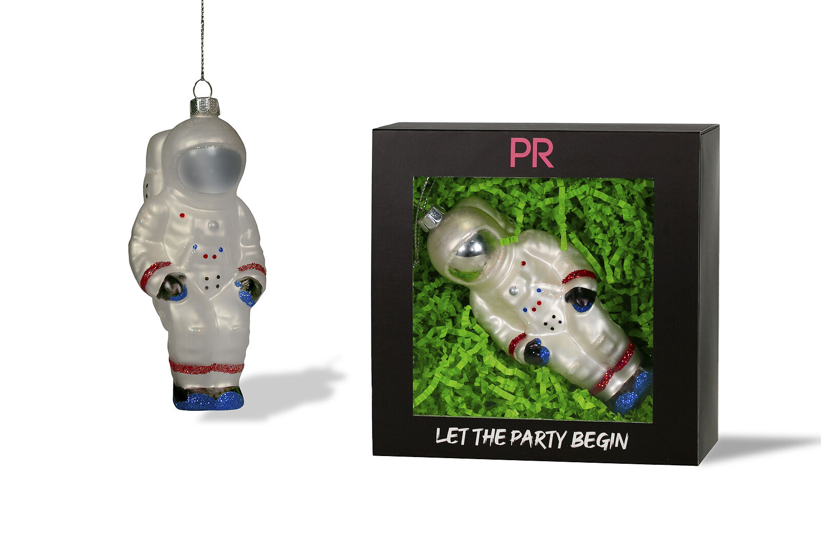 Party Rock | Astronaut Glass Ornament | Automotive & Career Collection