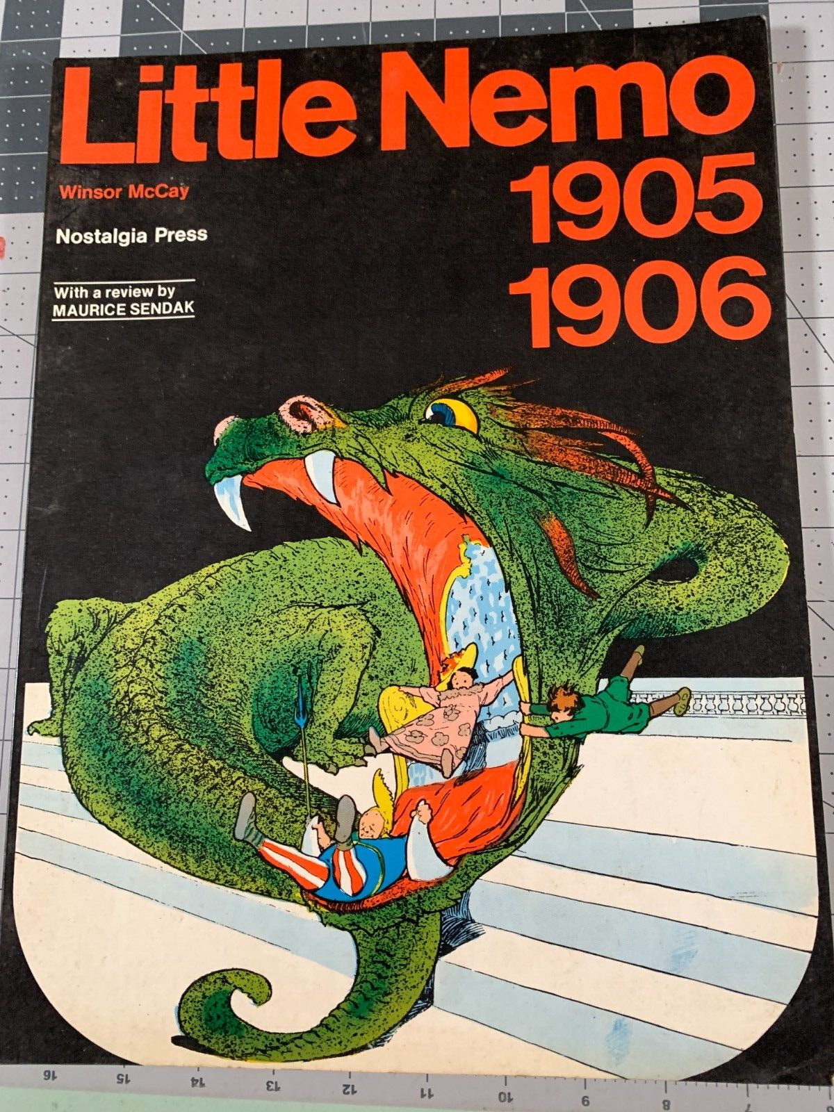 LITTLE NEMO - WINSOR MCCAY - NOSTALGIA PRESS (1974) Two OVERSIZED Books