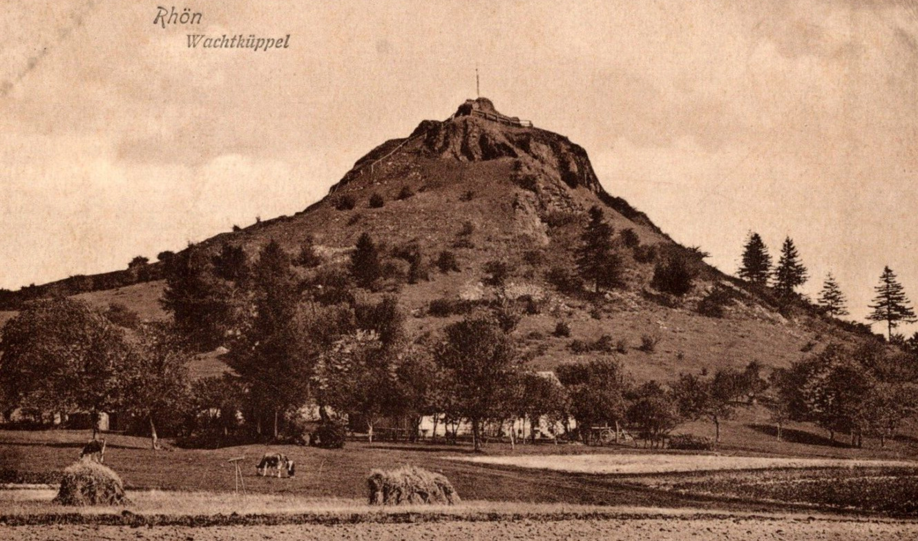 Antique Postcard Post 1907 Rhon Wachtkuppel Germany