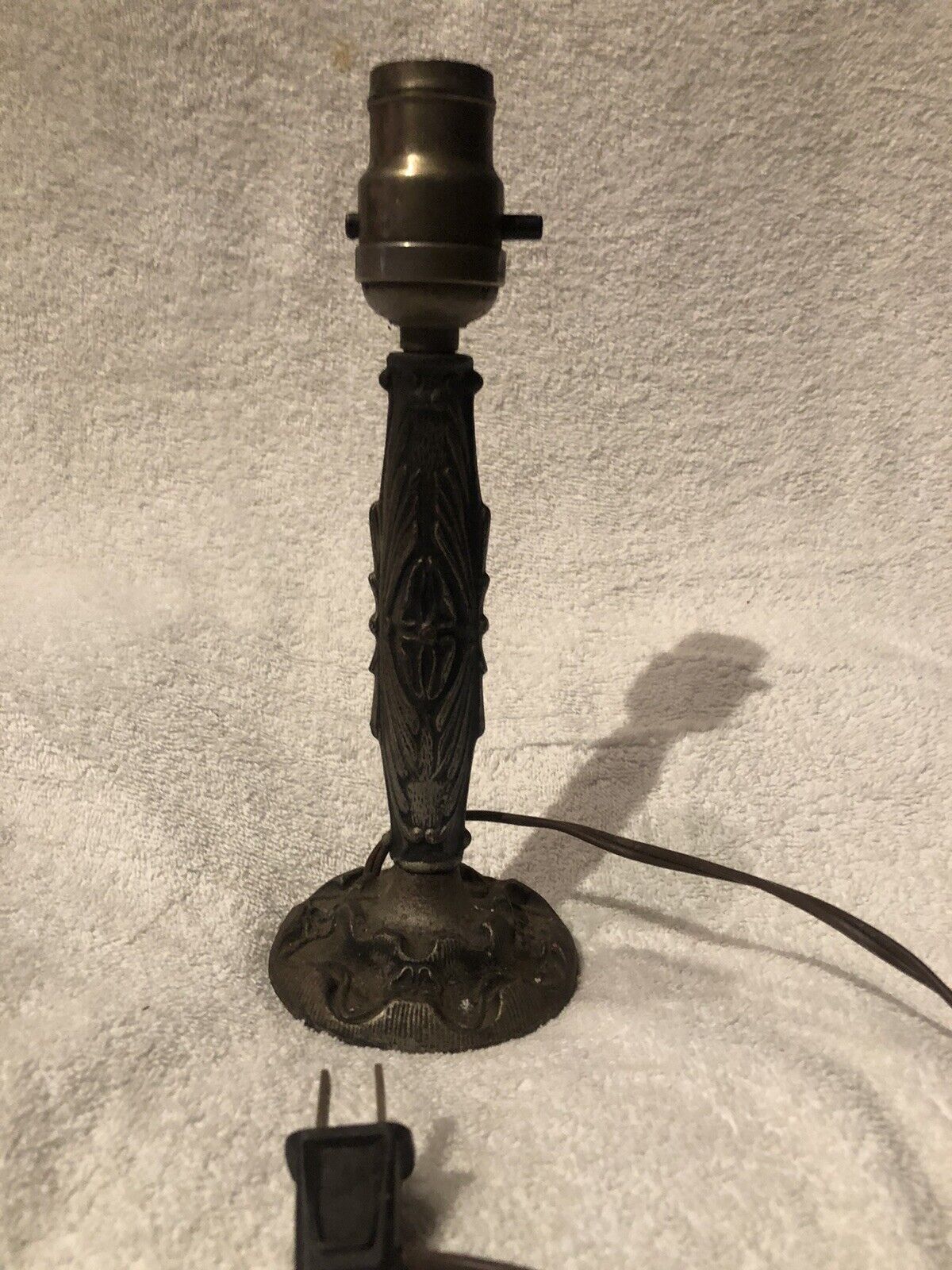 Antique 1920's 1930's Boudoir Table Lamp Mantel Lamp Original Finish Deco