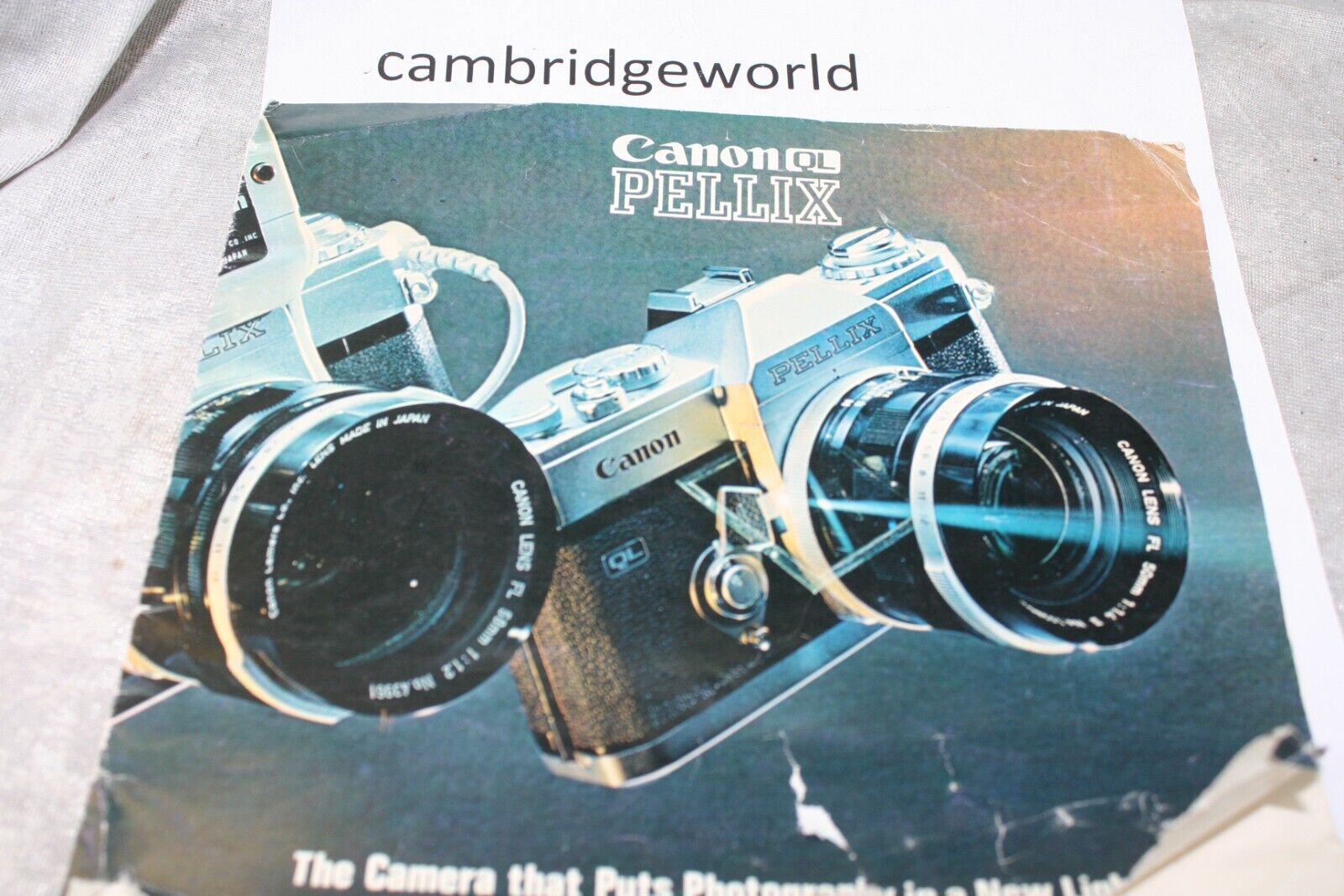  Canon PELLIX Product Line Brochure LEAFLET ORIGINAL GENUINE CANON 
