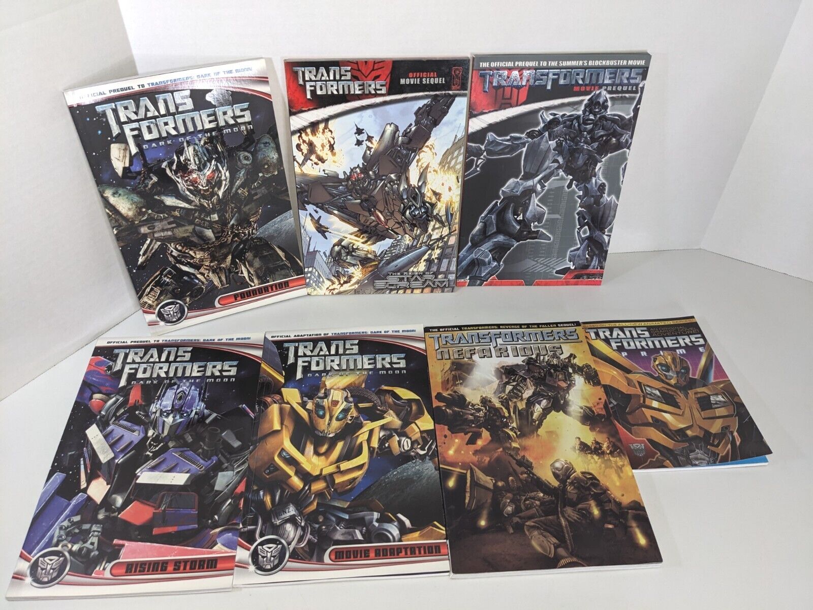 Transformers: Lot of 7 Hard-to-Find Trade Paperbacks Graphic Novels Books RARE