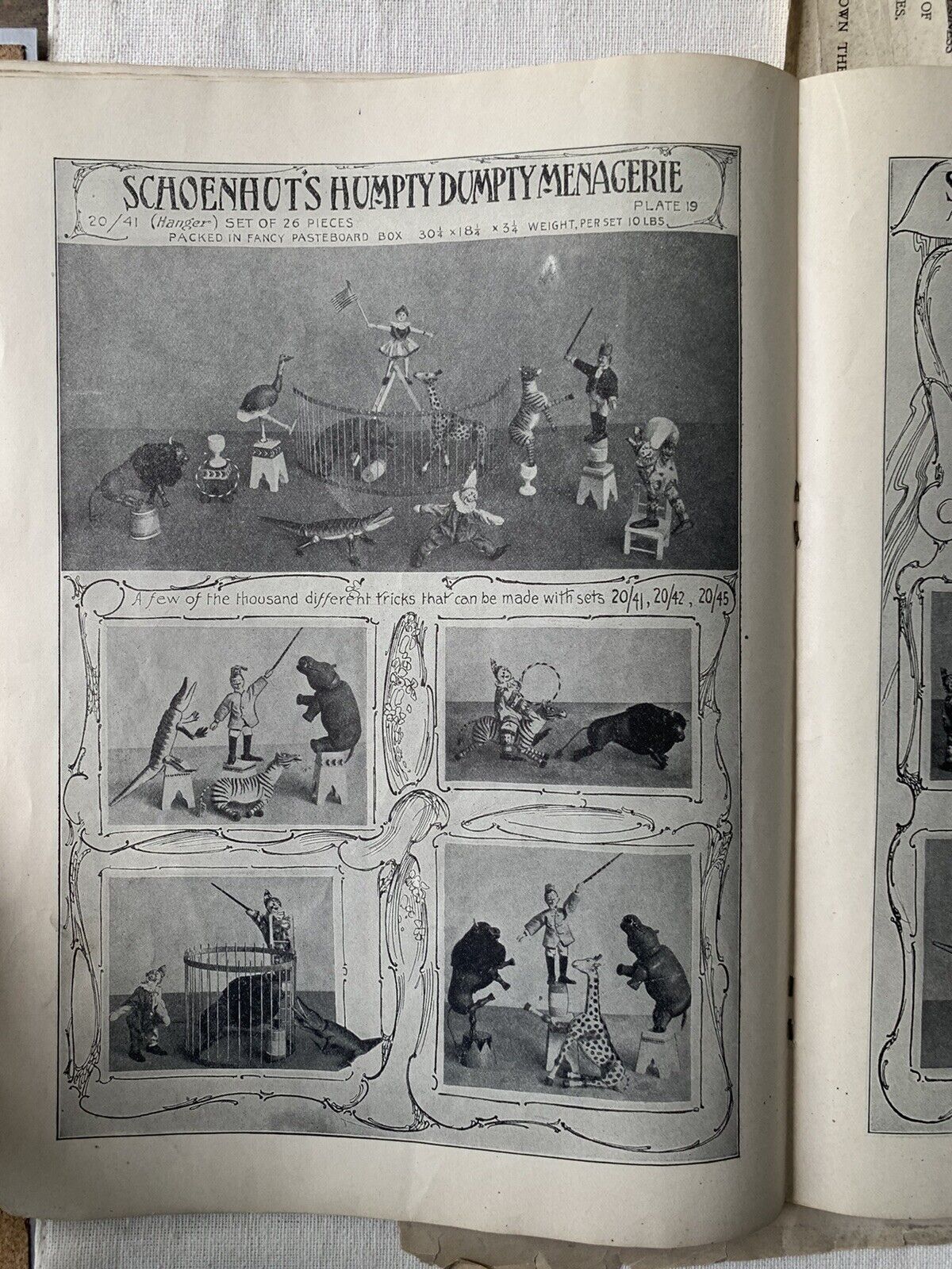 Schoenhut 1918 Humpty Dumpty Circus Catalog- 43 Pages- No Outside Cover