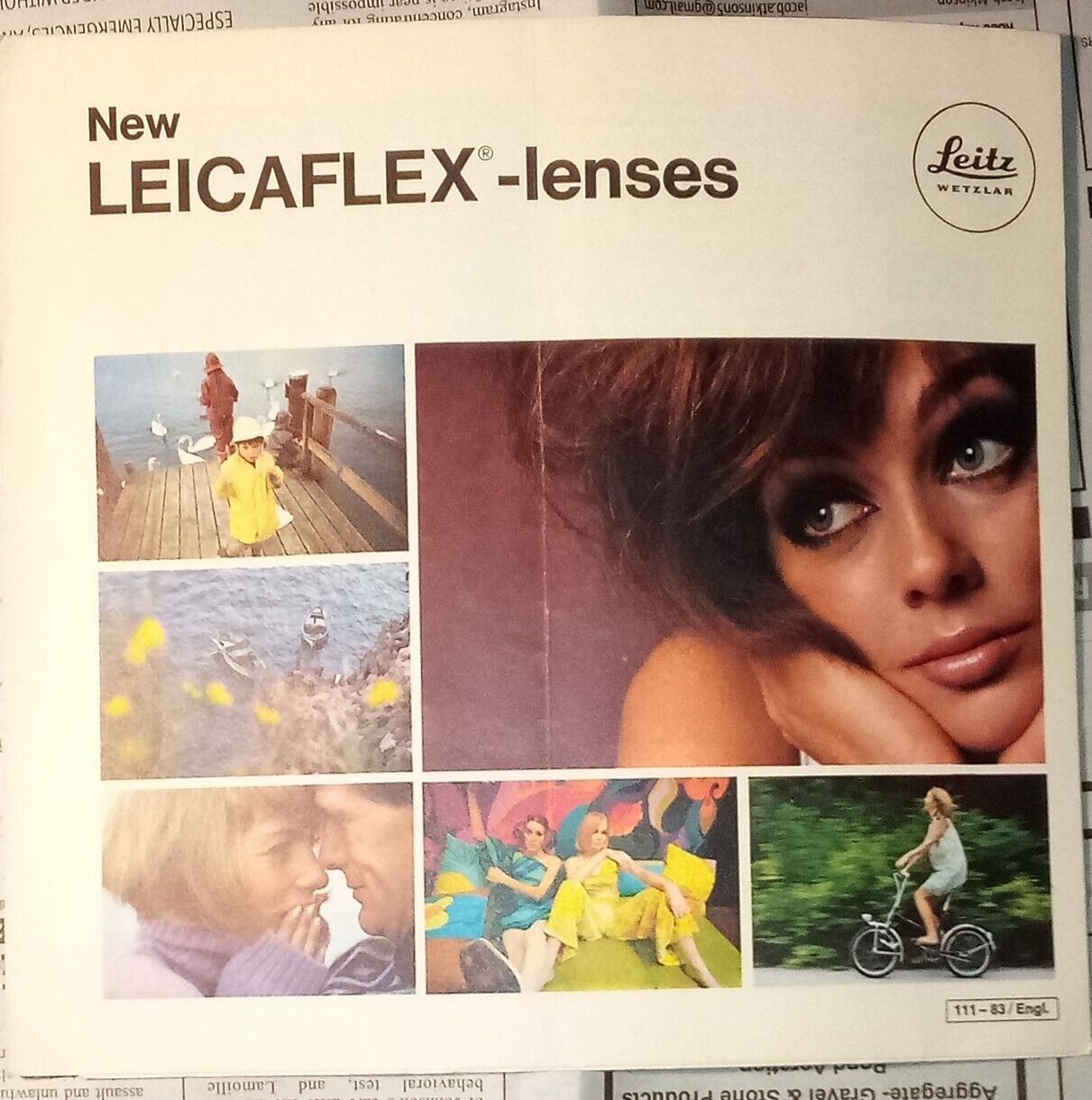 Vintage - Leicaflex Lenses Leitz Leica Brochure