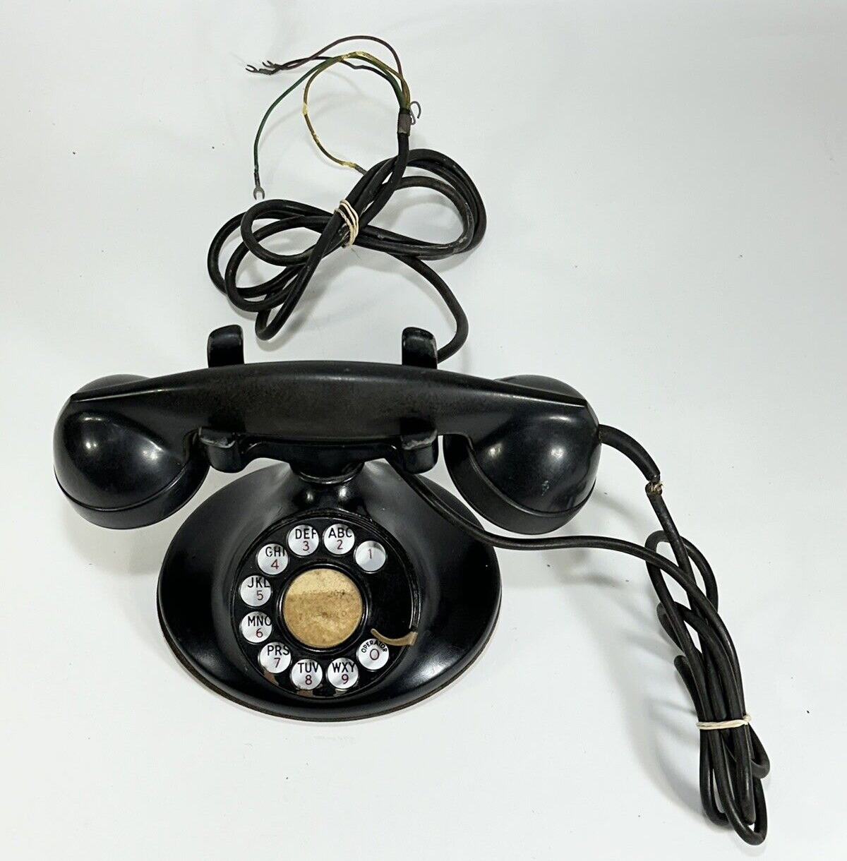 Vintage Bell System Western Electric D1 Rotary Dial Telephone with F1 Handset