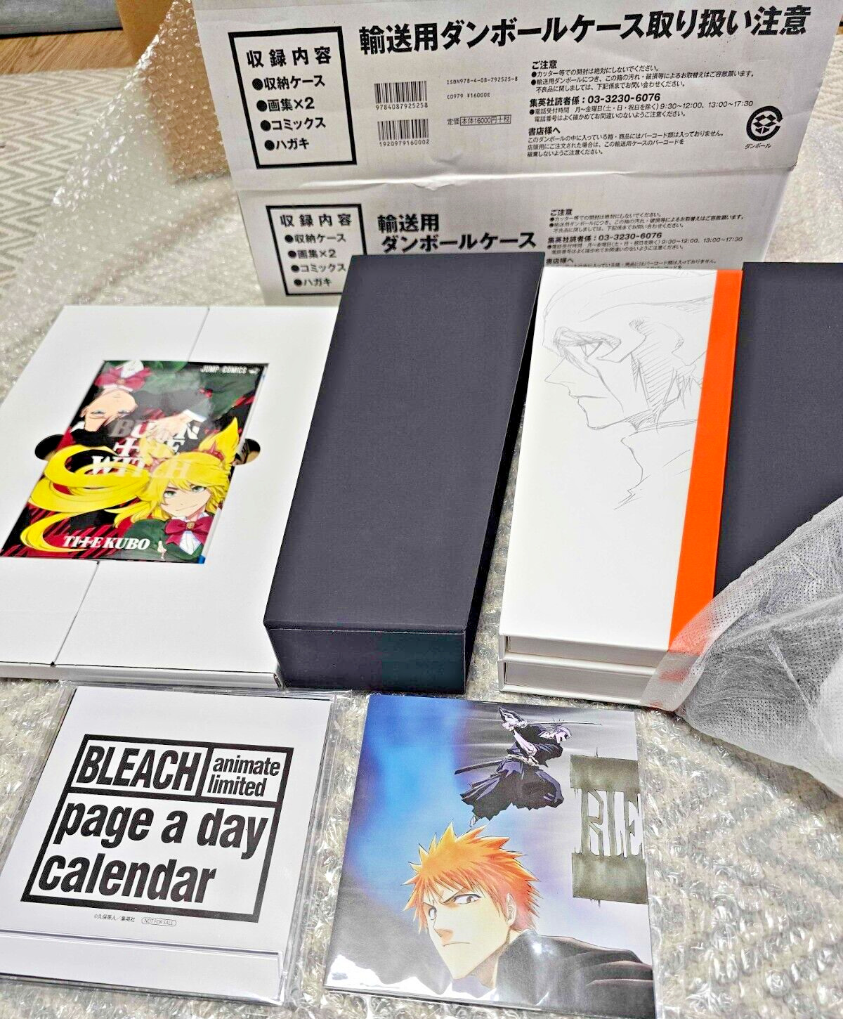 +Bonus  Bleach Illustrations JET Art Book Case Limited Edition japan Japan MINT
