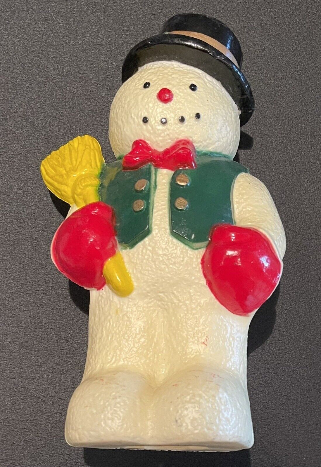 Vintage 1997 Dynagood Plastic Light-Up Blow Mold Snowman Christmas Decoration