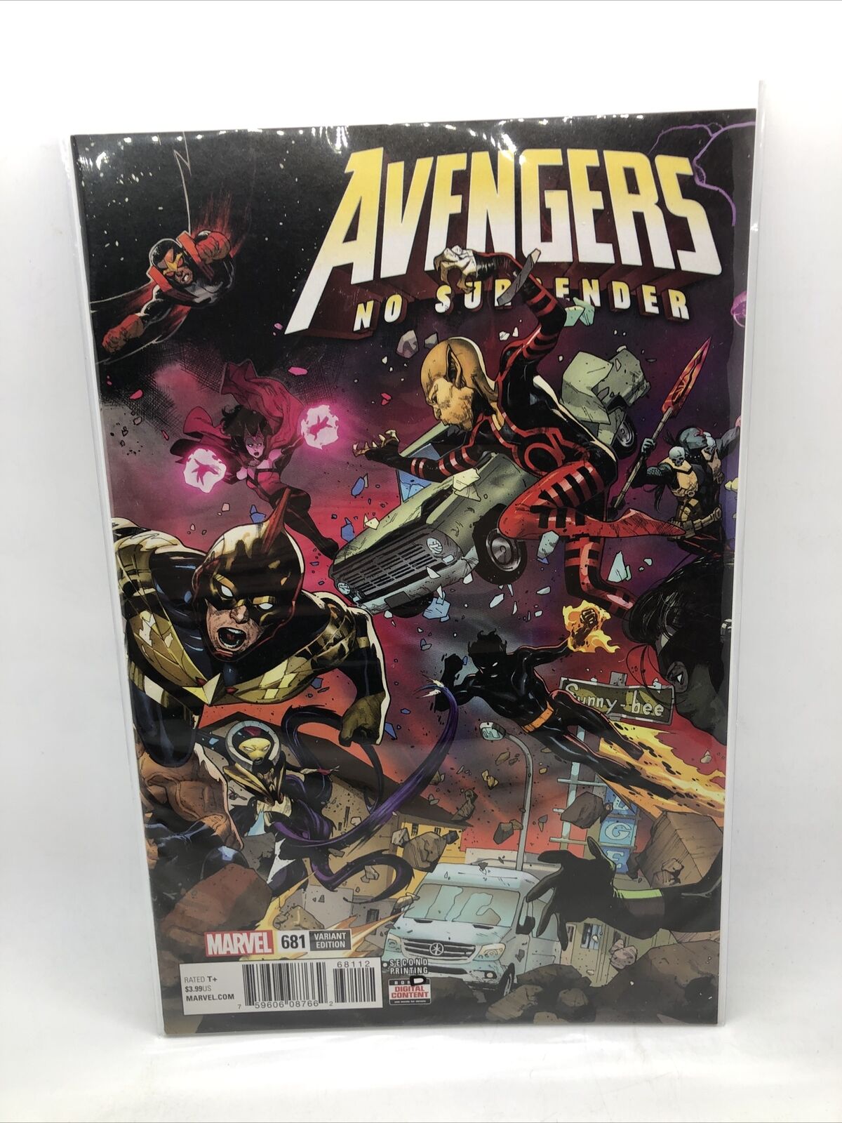 Avengers #681 (2018, Marvel Comics) 2nd Print Variant