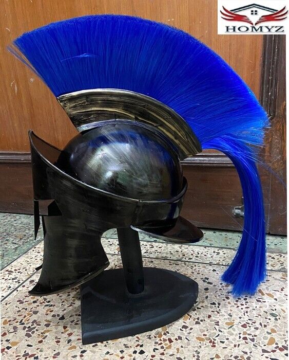 Steel King Leonidas Greek Spartan 300 Roman Helmet Medieval Armour Helmet Antiqu