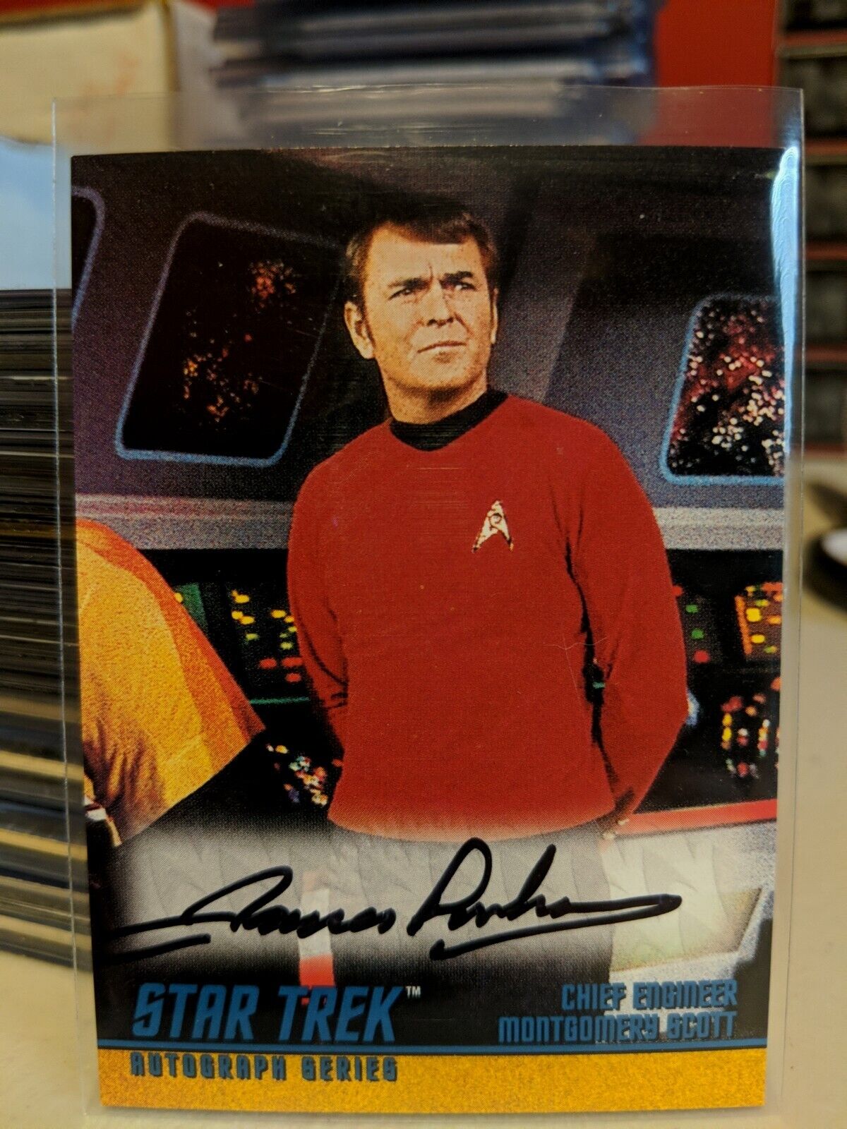 Star Trek TOS Season 2 James Doohan A32 Autograph Card as Scotty 1998 NM+ d 2005