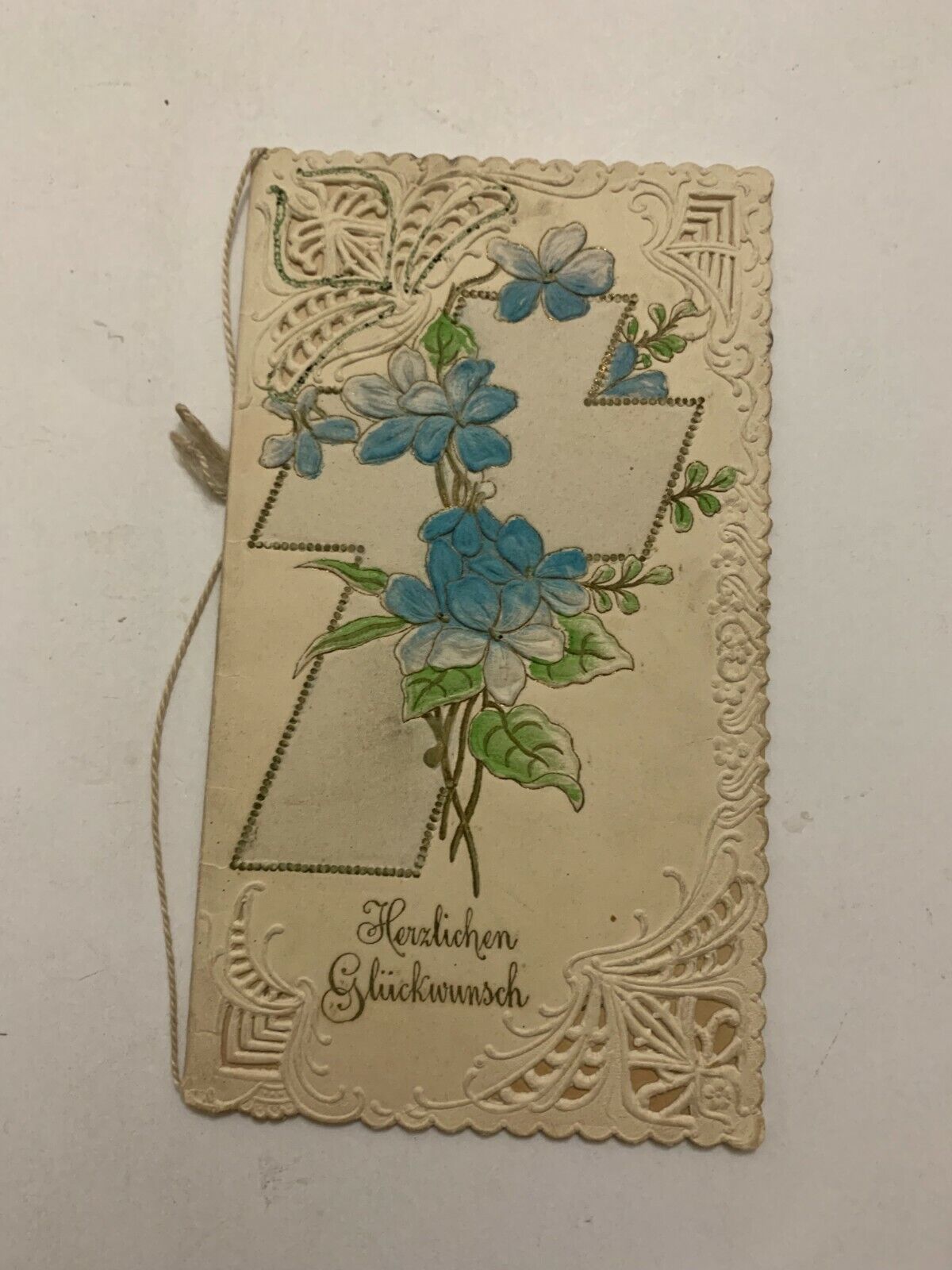 Vintage c.1910 German Confirmation Greeting Card