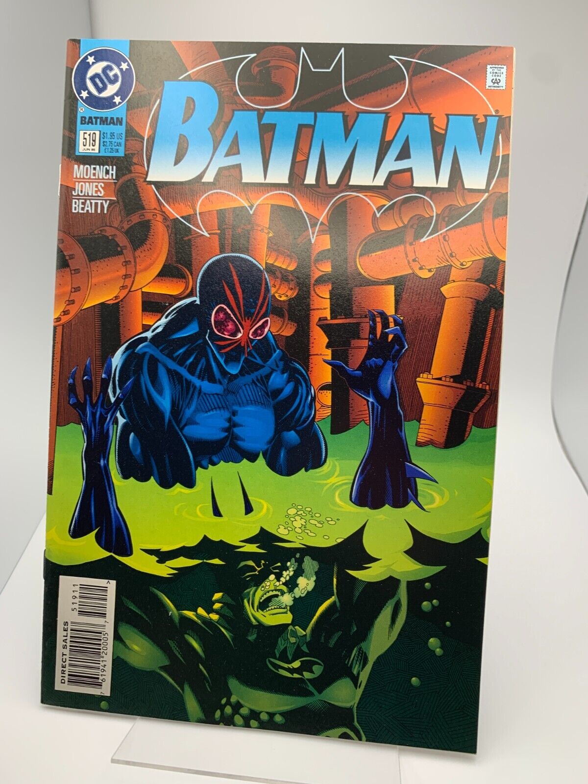 1995 DC Comics Batman #519 Comic Book NrMt Condition Bruce Wayne HTF Comic Fan