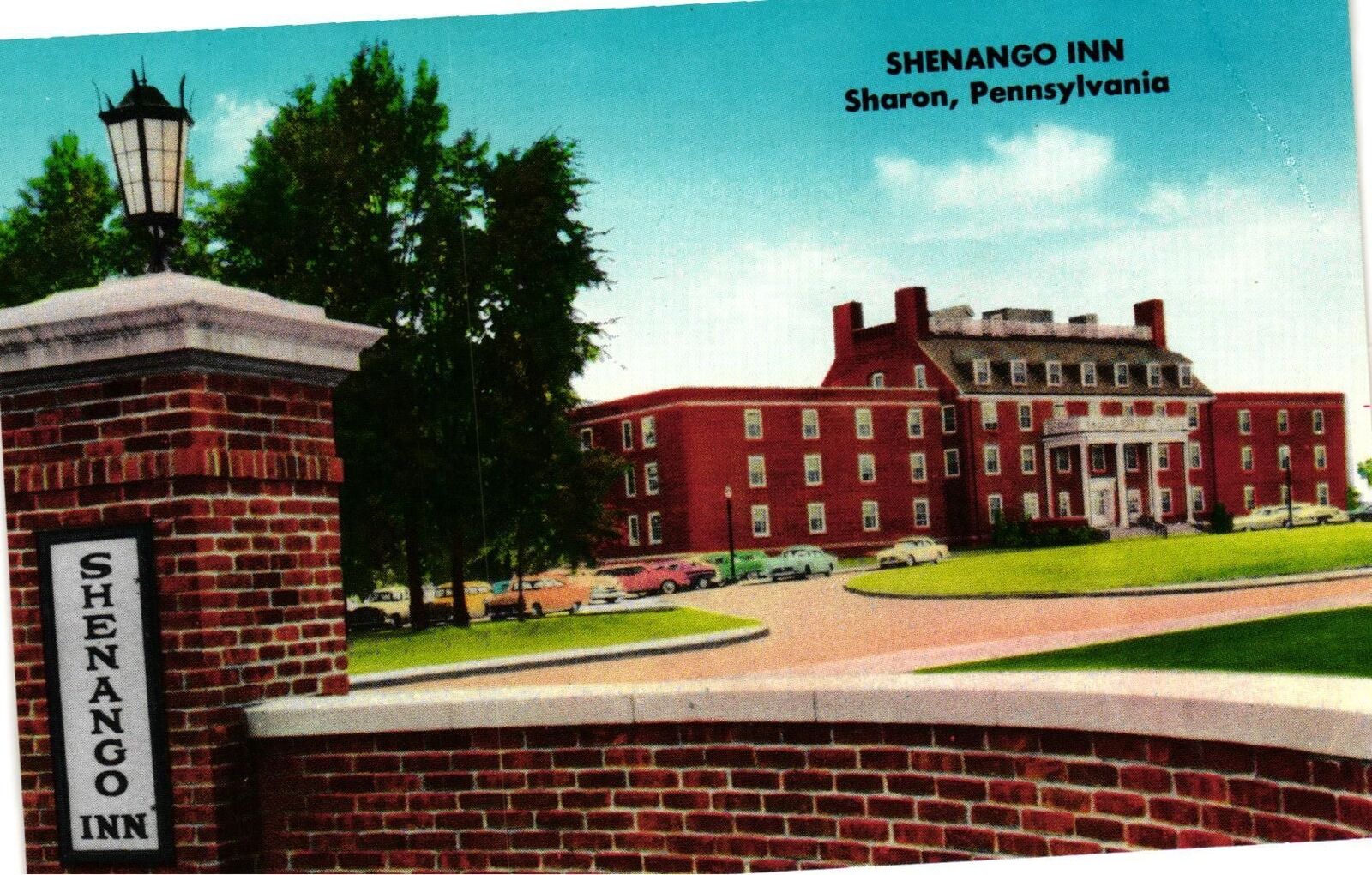 Vintage Postcard- Shenango Inn, Sharon, PA 1960s