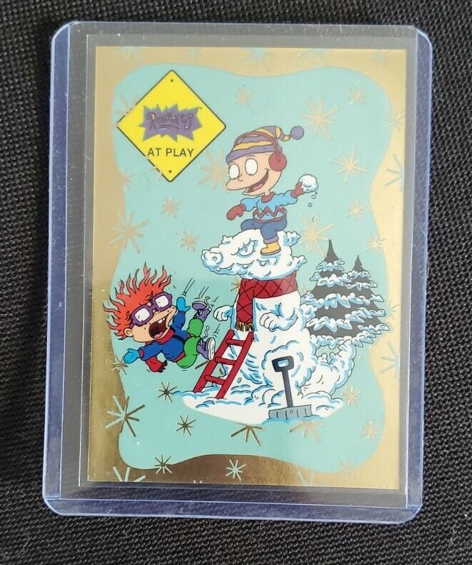 Rugrats at play 1997 foil chase card 1551 Of 2500 NM-MINT