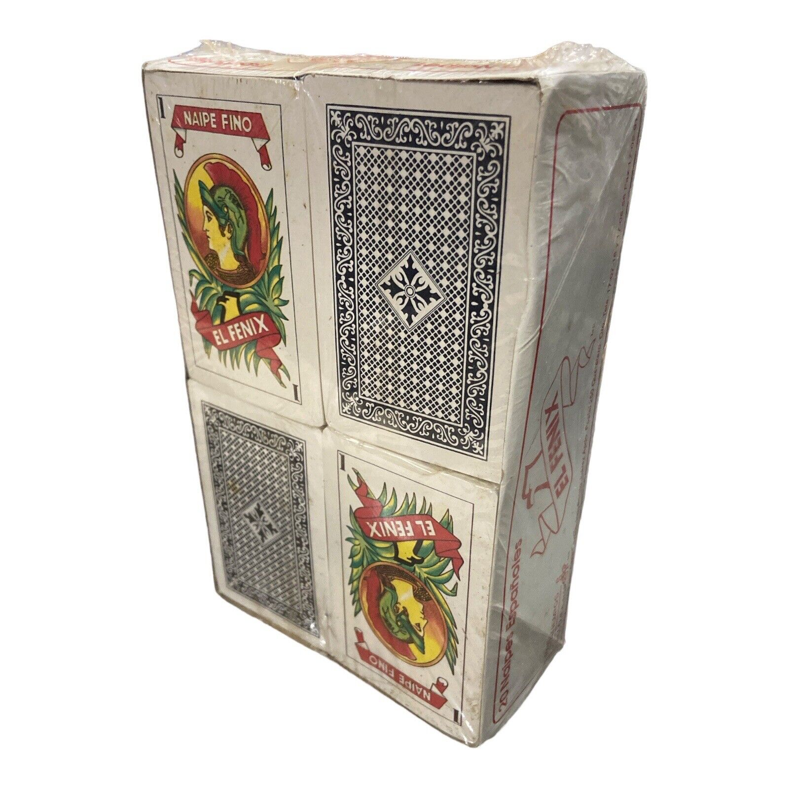 VTG El Fenix Naipe Fino Clemente Jacques Mexican Playing Cards Sealed Box Rare