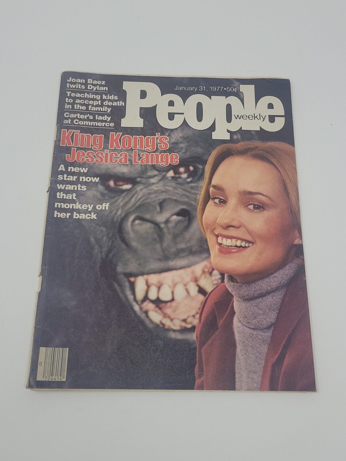 PEOPLE MAGAZINE Jan 31 1977 KING KONG Jessica Lange/Joan Baez EUC