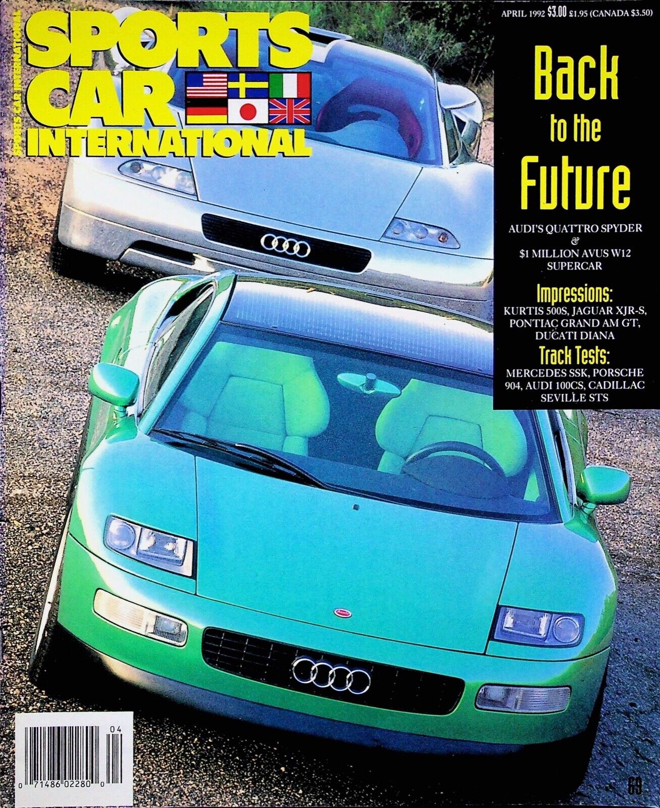 VINTAGE BACK TO THE FUTURE - SPORTS CAR INTERNATIONAL, APRIL 1992