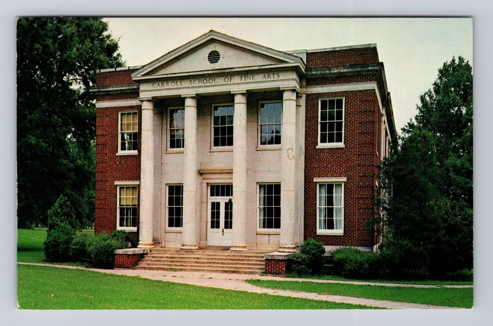 Gaffney SC-South Carolina, Limestone College, Carroll Hall, Vintage Postcard