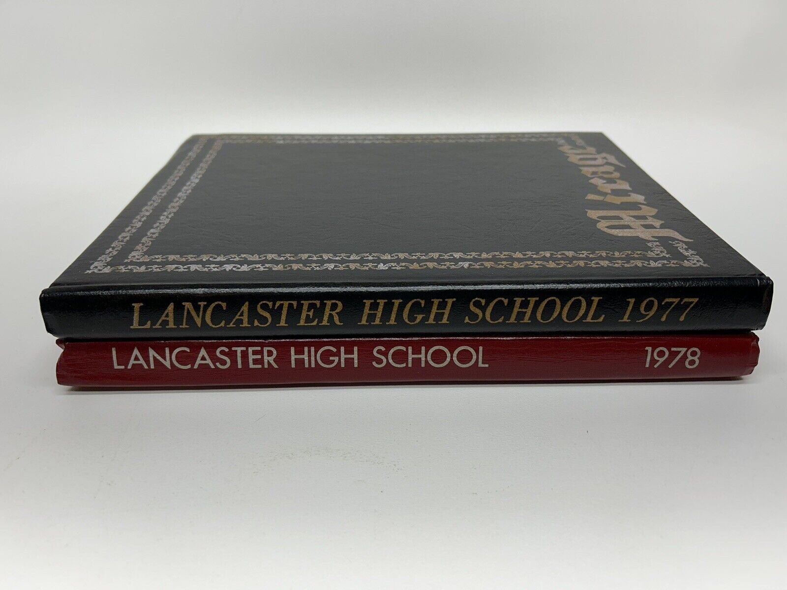 (Lot Of 2) Vintage Lancaster High School Ohio Mirage 1977 1978
