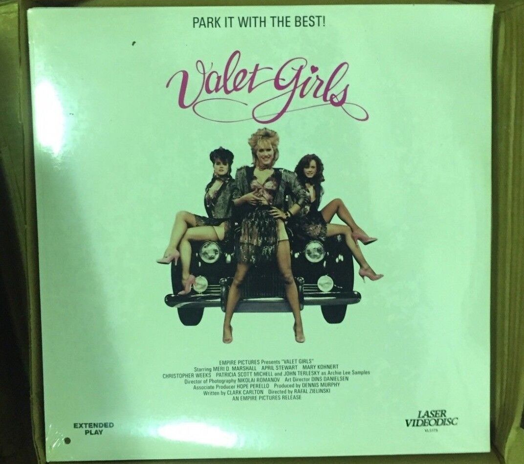 VALET GIRLS Laserdisc-  RARE New in Plastic