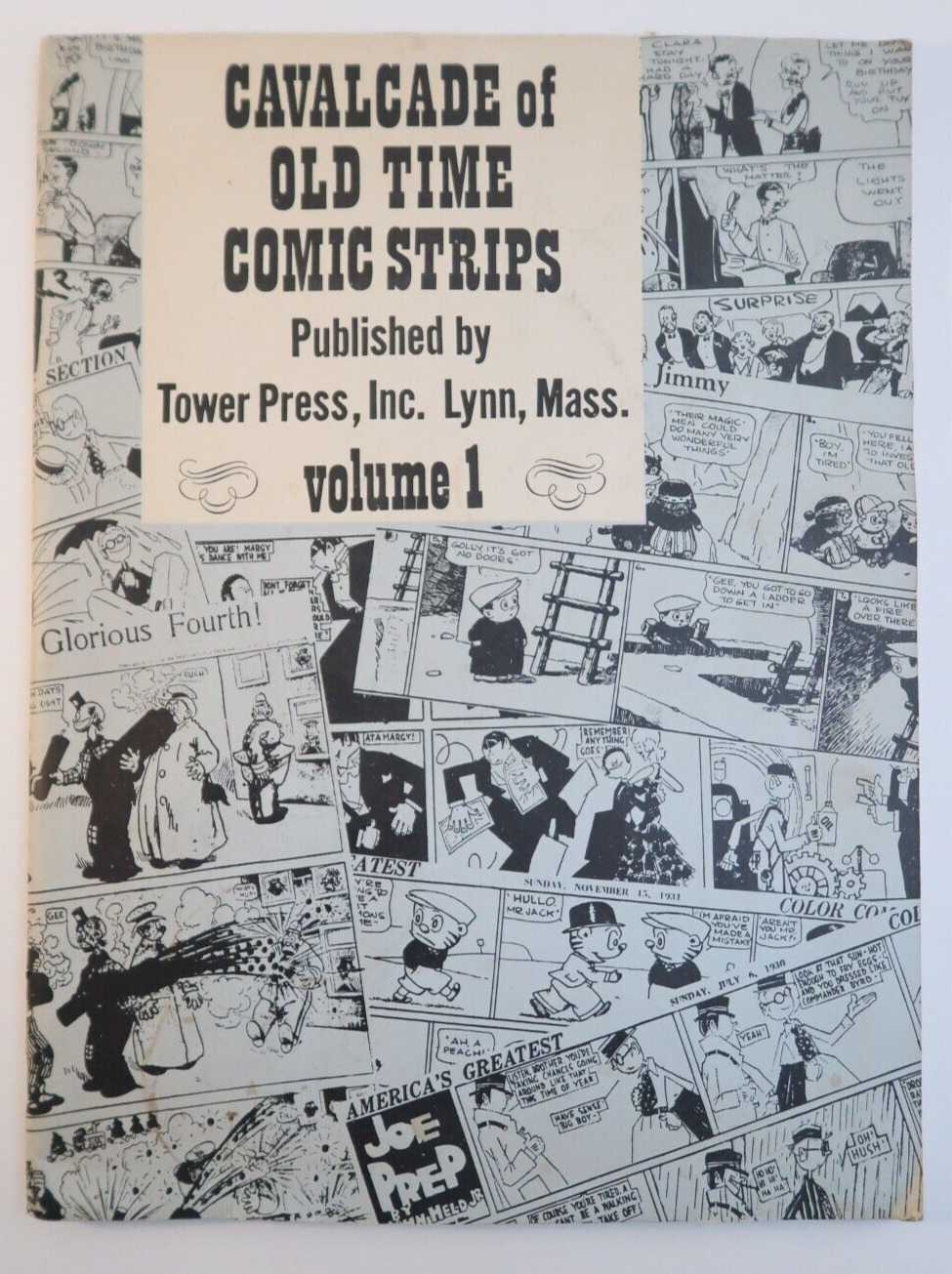 Cavalcade of Old Time Comic Strips Tower Press Volume 1 Full Size Book 1967