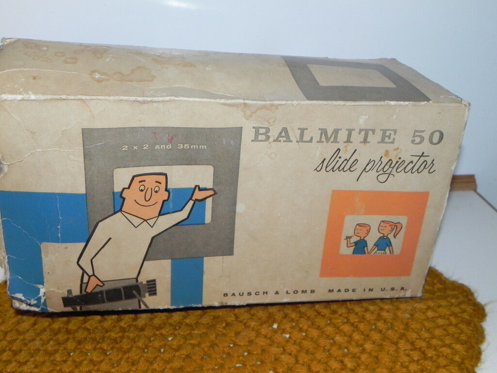 Vintage Balmite 50 Slide projector by Bausch & Lomb Hand slide projector