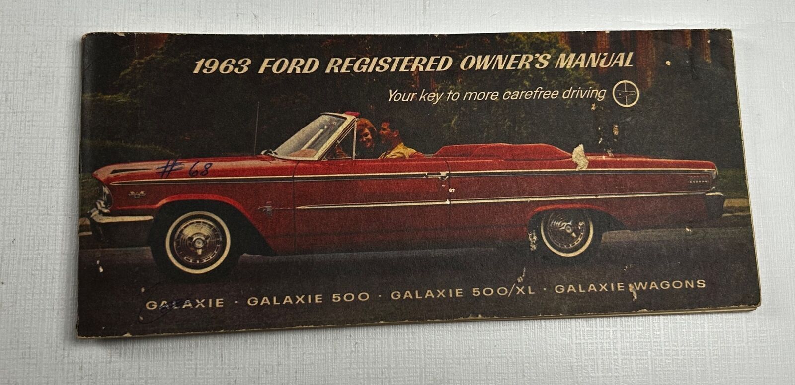 1963 Ford Registered Owner's Manual 