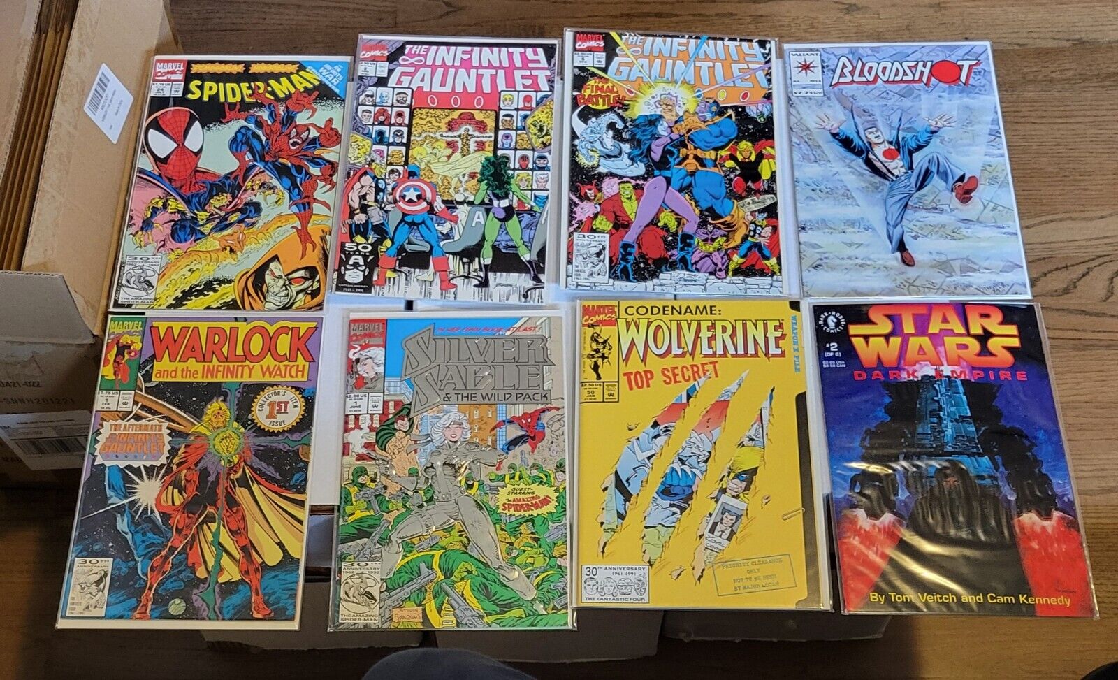 Key Issue Comic Book Lot Spider-man Wolverine Star Wars