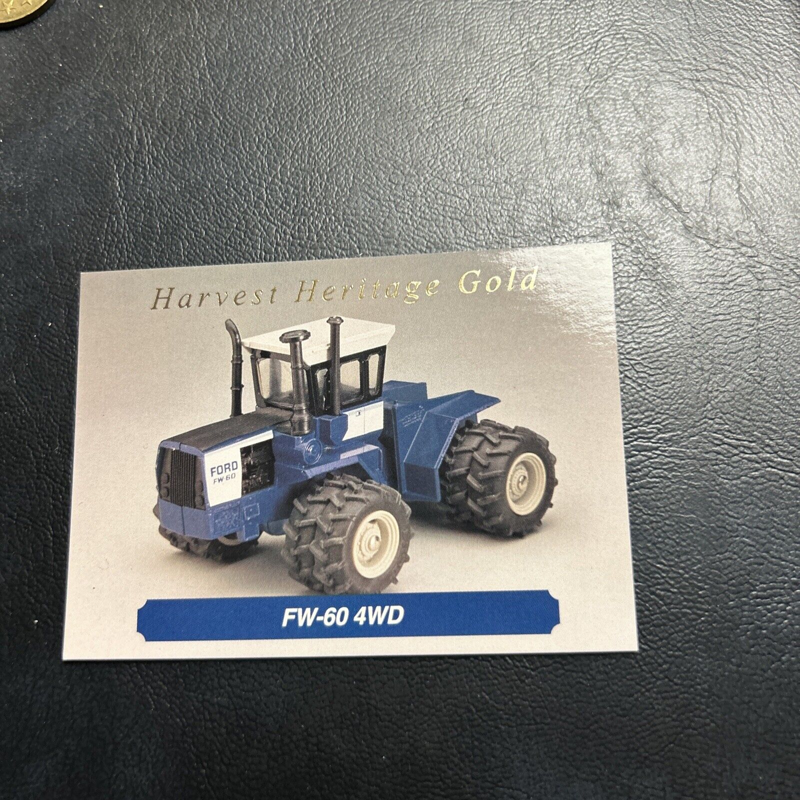 Jb23 Harvest Heritage Ford 1995 Ertl #sf3 FW 60 4wd Tractor Gold