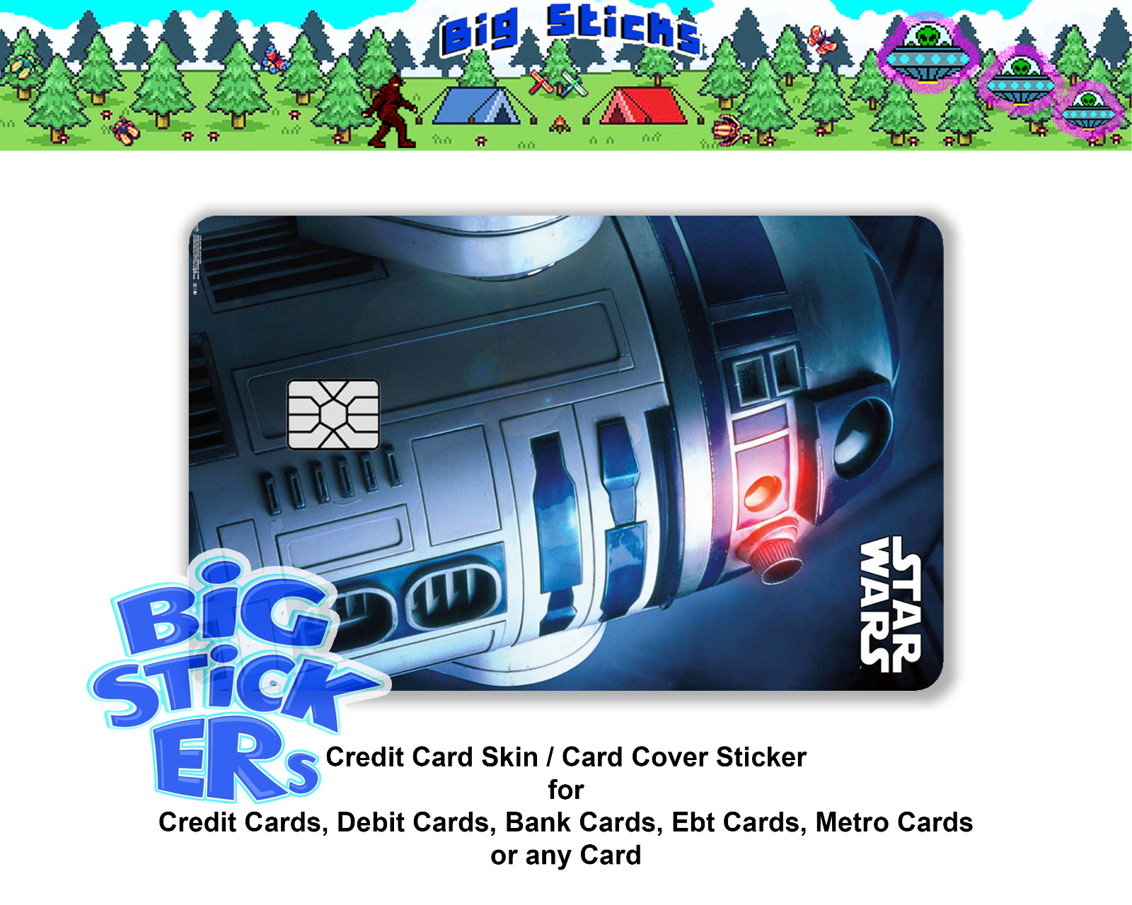 Warstars Android Credit/Debit Card Skin Cover SMART Sticker Wrap Decal