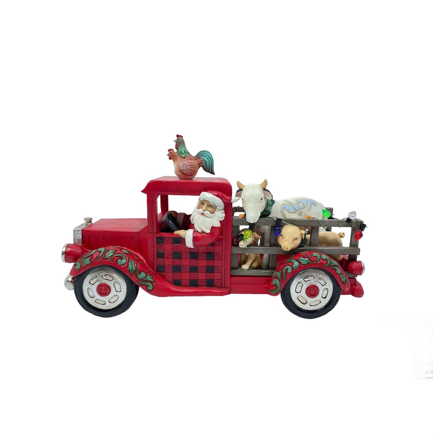 Country Living by Jim Shore - Country Christmas Cargo - Santa In Truck 6011739