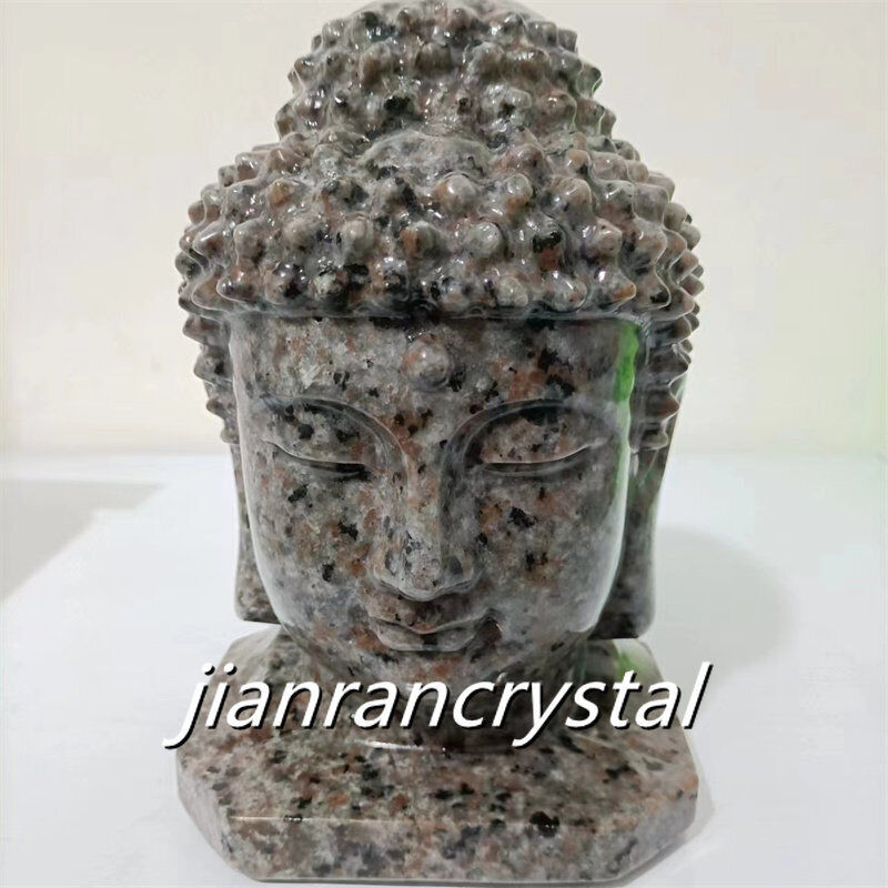 11LB Natural Quartz Crystal Reiki Skull Yooperlite Carving Buddha Skull Gift 1pc