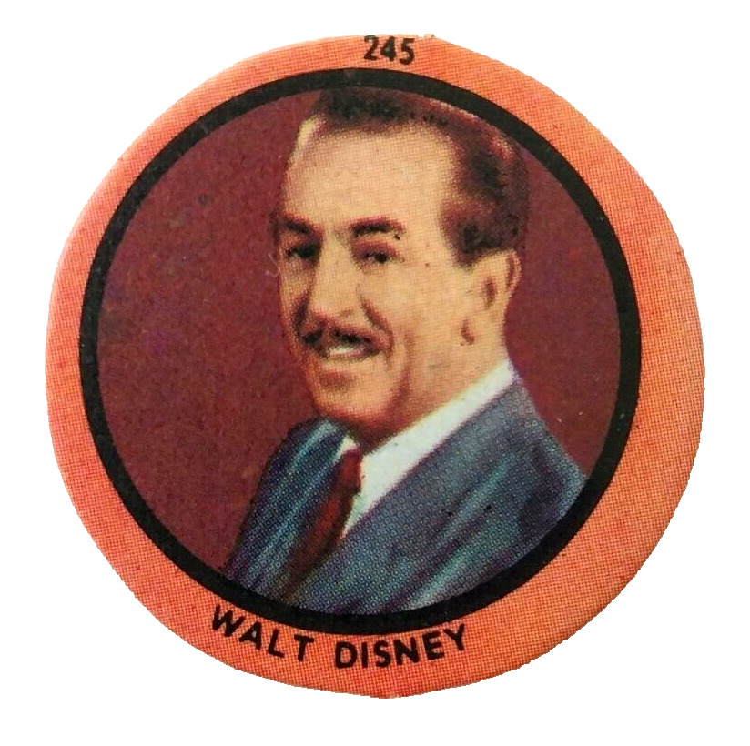 Vintage 1968 Walt Disney Argentina Card Figuritas Gauchitas Rare Disc #245