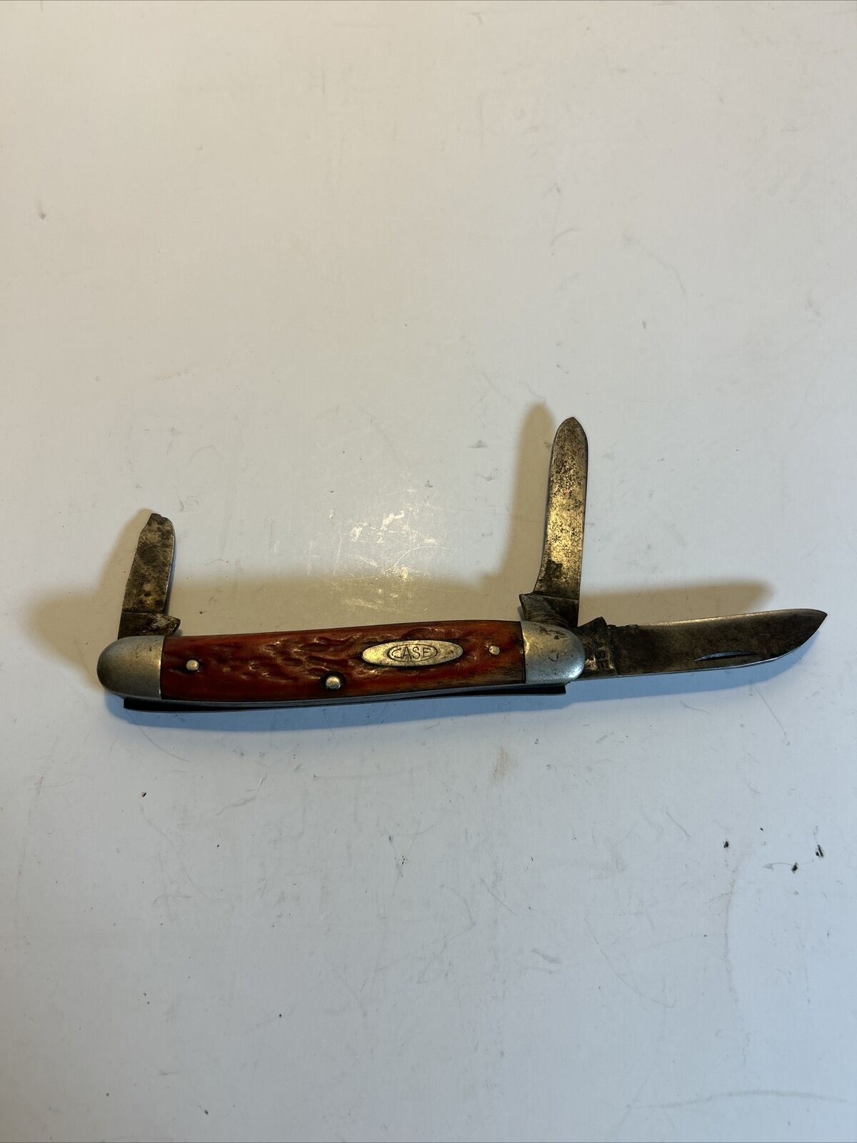 Case XX 1940-64 6347HP Stockman Bone Handle Pocket Knife BROKEN BLADE