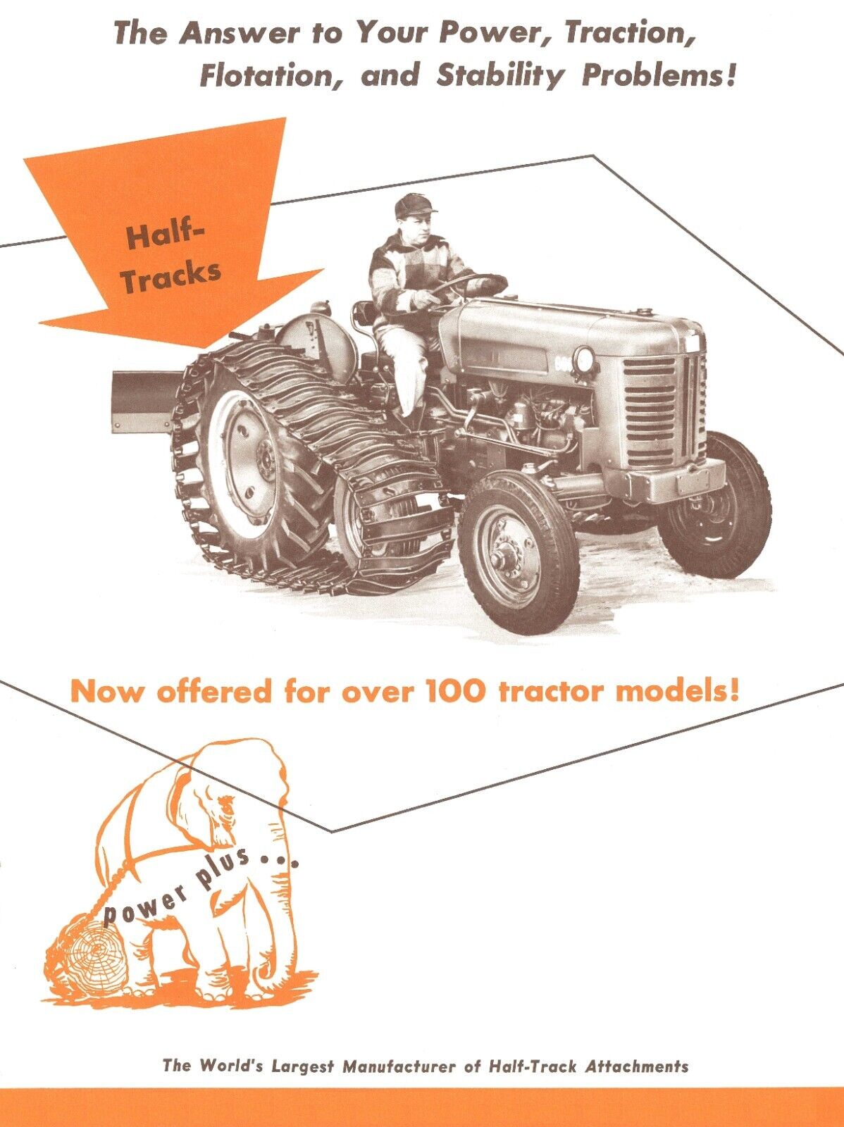 ARPS Half-Tracks All-Steel Rubber-Belted Brochure AC Farmall Oliver Brochure